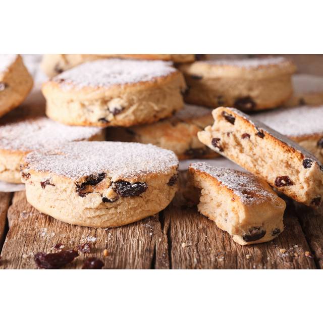 Earlimart British Biscuits: Welsh Cakes - Wrapped Canvas Photograph (61cm H x 91cm W x 3.8cm D)