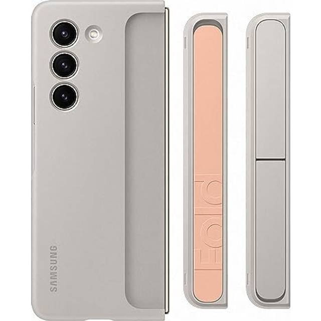 Galaxy Official Standing Case with Strap for Z Fold5, Sand