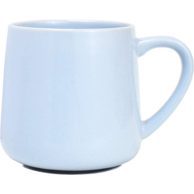Large Glossy Ceramic Coffee Mug, Tea Cup for Office and Home, 18 oz, Suitable for Dishwasher and Microwave(Blue, 1)