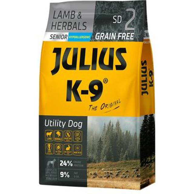 JULIUS K-9 Senior/Light med lamm & &#xF6;rter - 10 kg