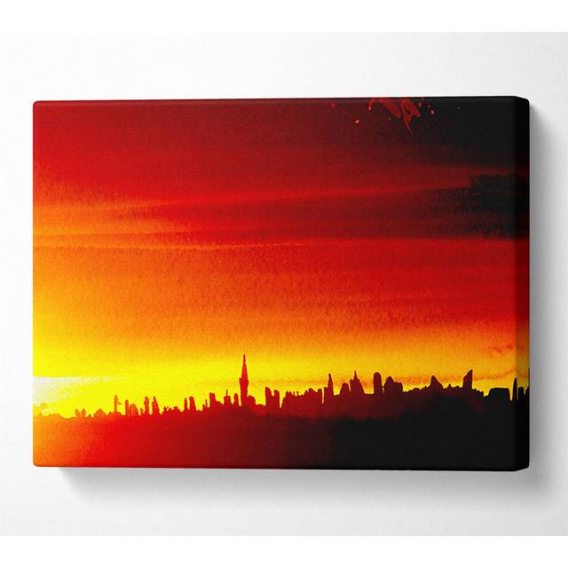Manhattan Ny - Print - Multicolour (50.8cm H x 81.3cm W x 10cm D)