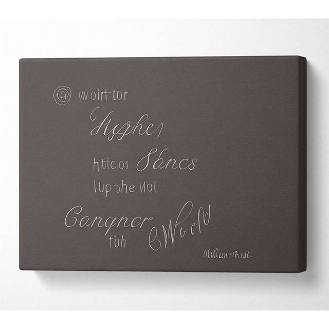 The Right Pair Of Shoes Marilyn Monroe Chocolate - Wrapped Canvas Art Prints - Multicolour (35.6cm H x 50.8cm W x 10cm D)