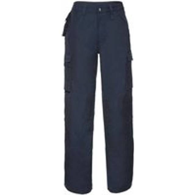 (40L, French Navy) Russell Mens Heavy Duty Work Trousers