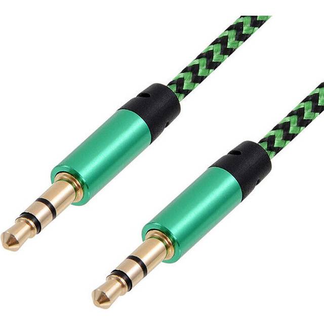 1m Nylon Aux Cable 3.5mm Plug Male To Male Jack Auto Car Audio Cable Kabel Line Cord For IPhone 7 Xiaomi Smart Phone