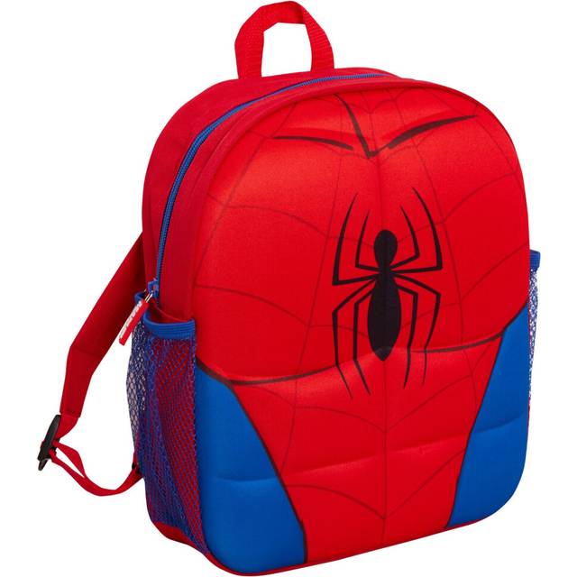Marvel spiderman backpack 3d plush travel school rucksack boys lunch bag kids