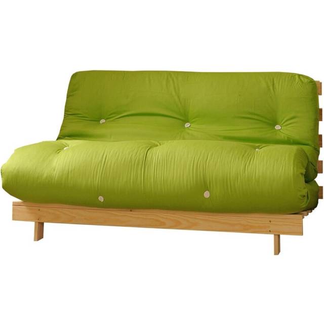 (Lime, Single) Comfy Living Albury Futon Sofa Bed