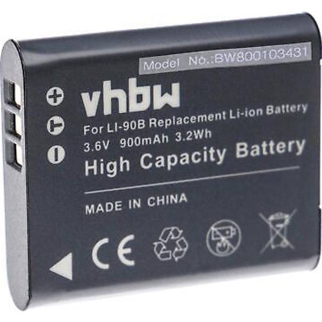 Battery for olympus ds-9500 ds-2600 ds-9000 voisquare 900mah