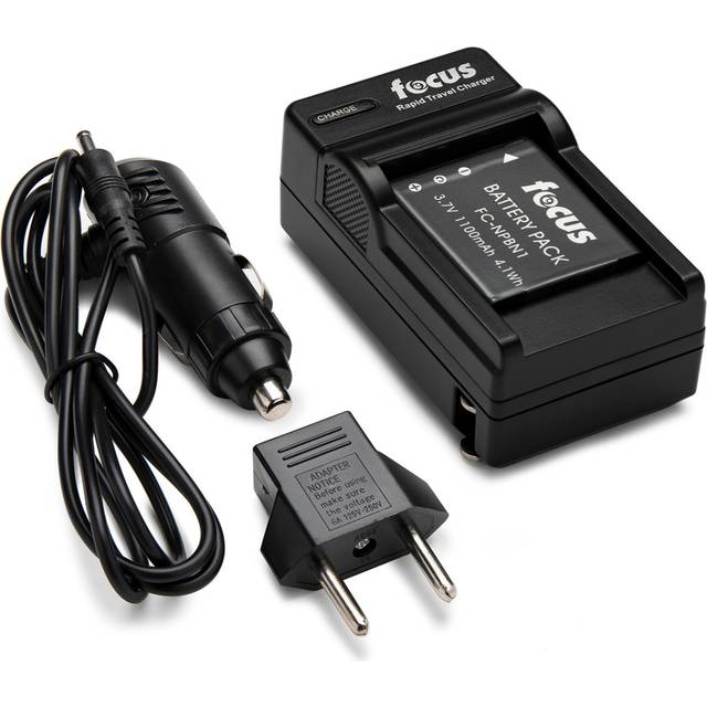 Sakar Focus Replacement Rechargeable Lithium-Ion Battery and Charger for Sony NP-BN1 in Black