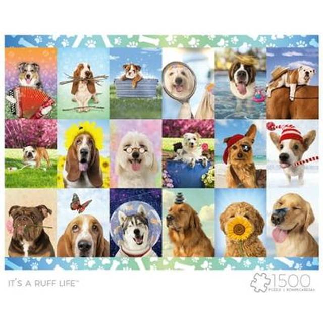 MELARQT Buffalo Games - It's a Ruff Life - 1500 Piece Jigsaw Puzzle