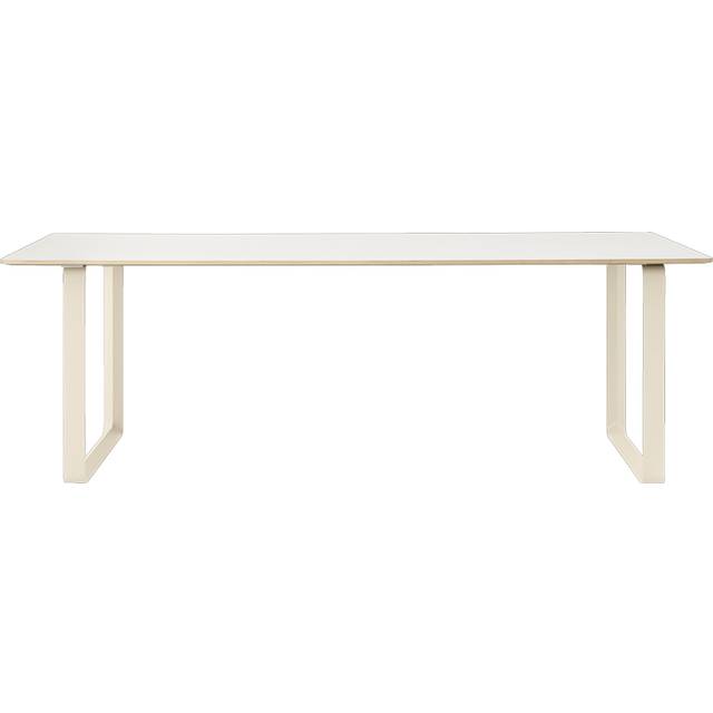 Muuto 70/70 matbord 225x90 cm White laminate-Plywood-Sand - Vit