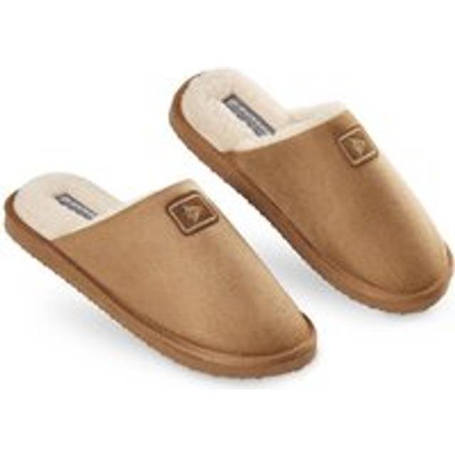 Comfy Memory Foam Slippers - Tan - 8