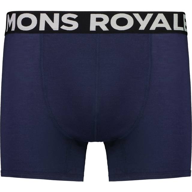 Mons Royale Hold 'em Shorty Boxer Underkläder merinoull Herr Storlek M Färg blå