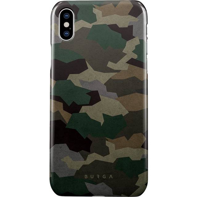 Tropical Green Camo - iPhone X / XS Case, Snap