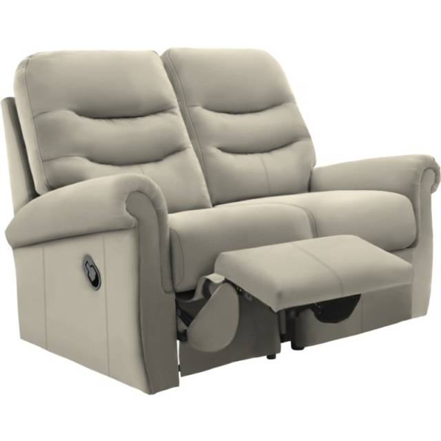 G Plan Holmes 2 Seater Recliner Sofa - 2 Seater - Fabric Grade C - Electric Single RHF
