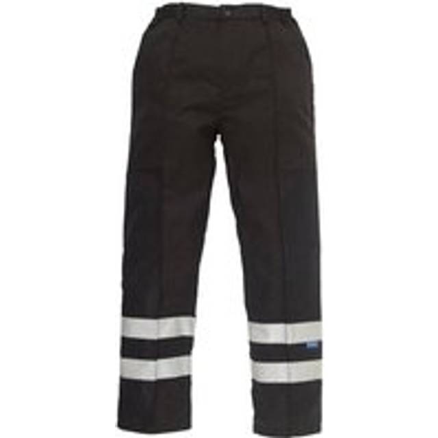 (30L, Black) Yoko Mens Ballistic Reflective Trousers
