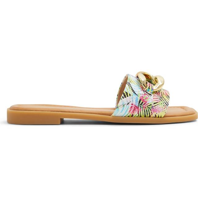 ALDO Women's Ezie Flat Sandal  Open Natural  8.5