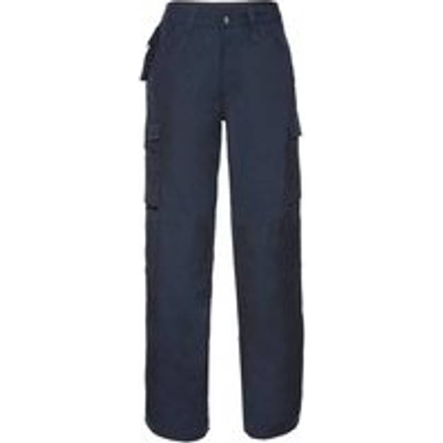(32S, French Navy) Russell Mens Heavy Duty Work Trousers