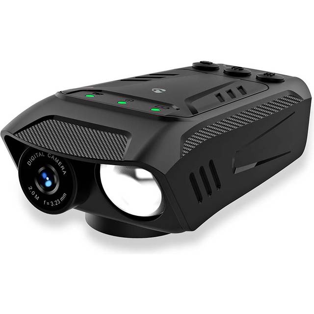 Full HD 1080P DVR Motor Bike Cycle Action Sports Camera Cam with LED Light & Horn