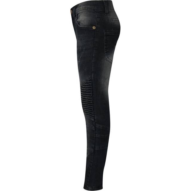 (7-8 Years) Kids Boys Stretchy Jeans Ripped Drape Panel Denim Pants Trousers New Age 5-13 Yr