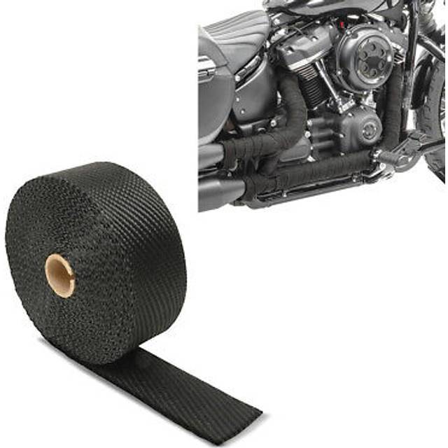 Auspuffband BK15 passend für Ducati Monster 1100 / Evo Hitzeschutzband Craftride - schwarz-schwarz