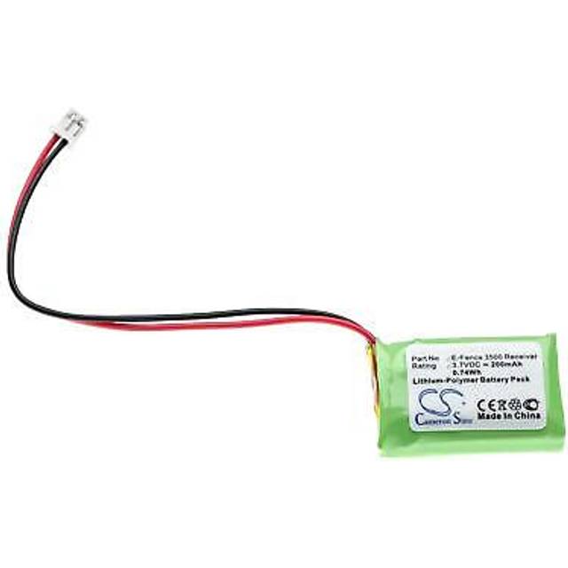 Battery for dogtra ys-300 bark collar e-fence 3500 receiver 200mah