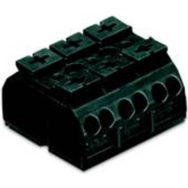 WAGO 862-533 Terminalklämma Fjäderklämma Svart 250 st