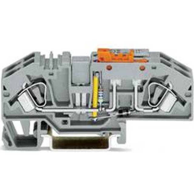 WAGO 282-638 Distributionsblock 16 mm Fjäder Beläggning: L Grå 12 st