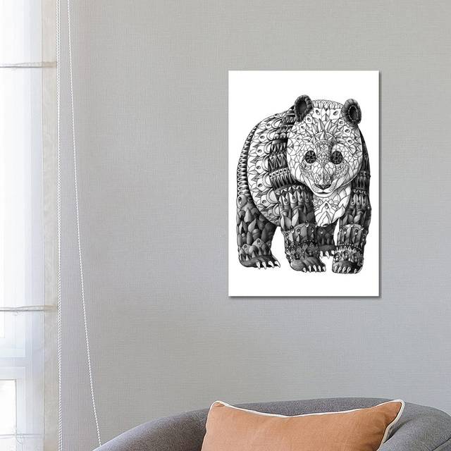 Panda by Bioworkz - Wrapped Canvas Art Prints (66.04cm H x 45.72cm W)