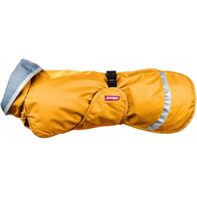 Pomppa Sade Regnt&auml;cke Hund Gul (70 cm)