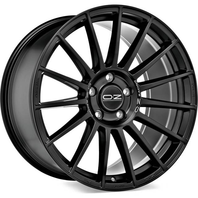 OZ Racing Superturismo Dakar Alloy Wheels In Matt Black Silver Lettering Set Of 4 - 20x10 Inch ET19 5x112 PCD 66.46mm Centre Bore Matt Black Silver Lettering, Black