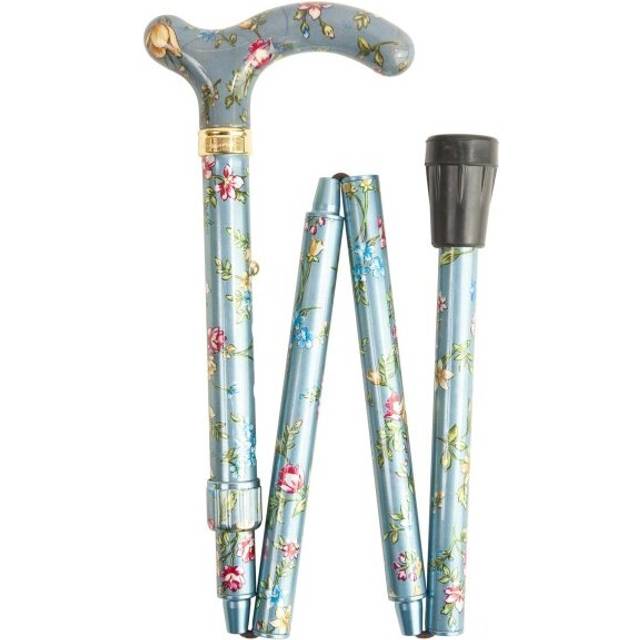 Classic Canes Käpp Hopfällbar Grey Floral - Petite