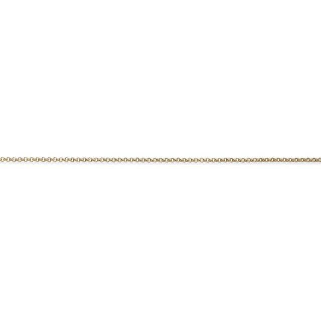 (28) Jewelco London 9ct Yellow Gold - Tight-linked Round Belcher Pendant Chain Necklace - 2.1mm gauge