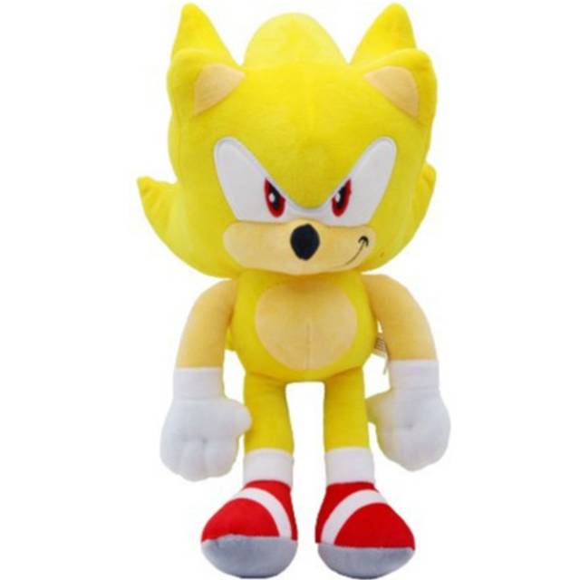 (#5) Sonic The Hedgehog Shadow Super Sonic Plush Doll Toy Kids Gifts