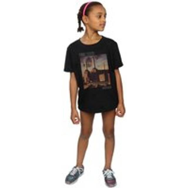 Animals Poster Cotton T-Shirt - Black - 7-8 Years