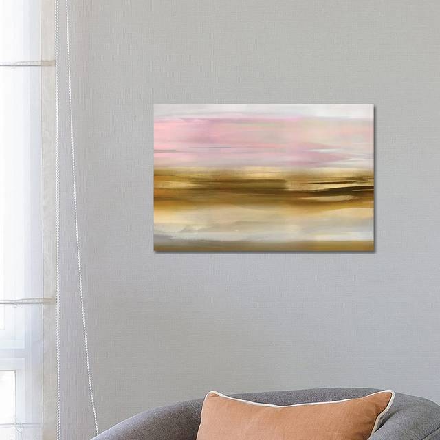 Gold Rush Pink Blush I by Jake Messina - Wrapped Canvas Art Prints (66.04 cm H x 45.72 cm W x 3.175 cm D)