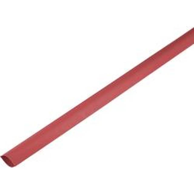 TRU COMPONENTS 1225456 Krympslang utan lim Röd 25 mm 12.50 mm Krympförhållande:2:1 Metervara