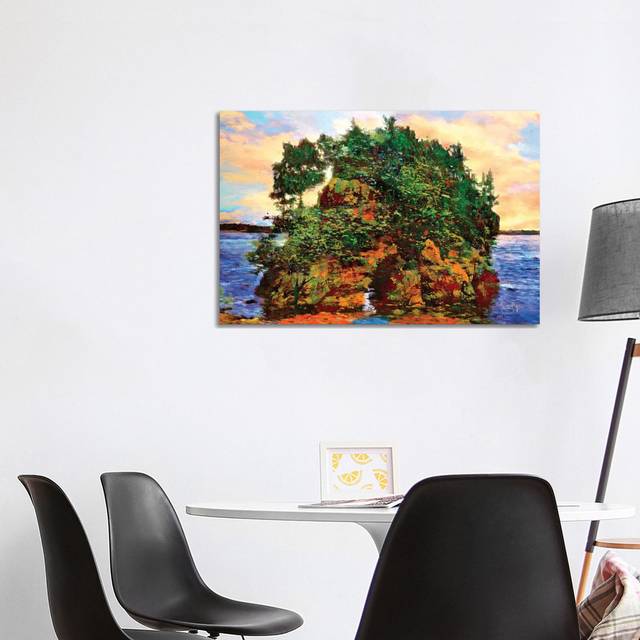 Crab Rock - Wrapped Canvas Painting (101.6 cm H x 66.04 cm W x 3.175 cm D)