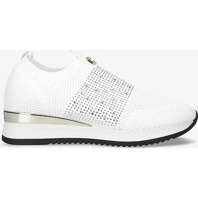 Carvela Janeiro 2 Knitted Embellished Slip On Trainers