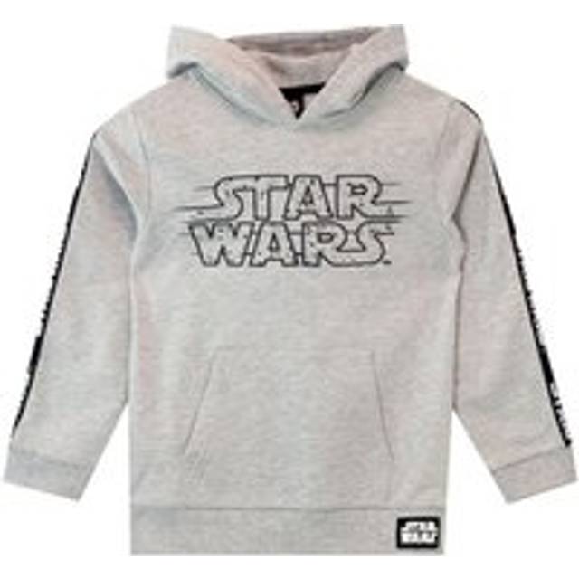 Star wars hoodie kids boys 4 5 6 7 8 9 10 11 12 13 years hooded jumper grey