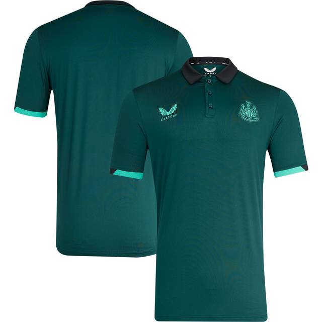 '23-'24 Newcastle Players Travel Polo Shirt (Ponderosa Pine) Men's Green Polyester Made By: Castore