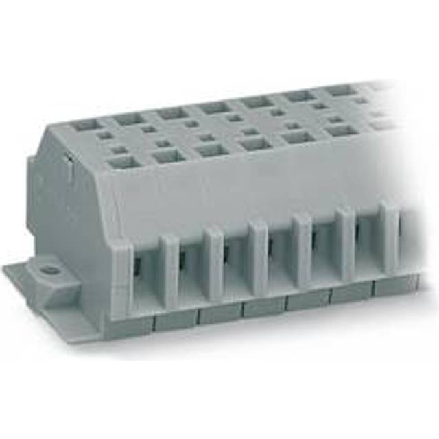 WAGO 262-103 3-way 2 Conductor Fixing Flanges Terminal Strip Grey ...