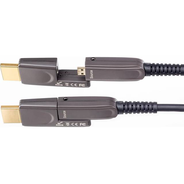 Inakustik optisk HDMI-Micro 2.0 kabel (4K@60, HDMI A/D) | 10 meter