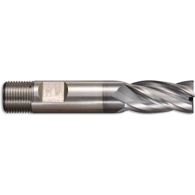 Presto 14.0X12 HSCo Multi Flute Screw Shank ISO Short Series End Mill (DIN 844)