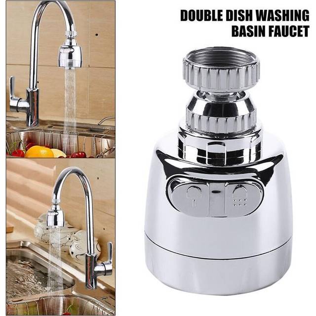 Kitchen Tap Aerator 360Â° Rotate Faucet Swivel End Diffuser Adapter Filter