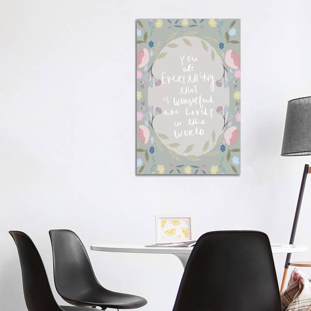 You Are Everything Moss Green (30.48 cm H x 45.72 cm W)