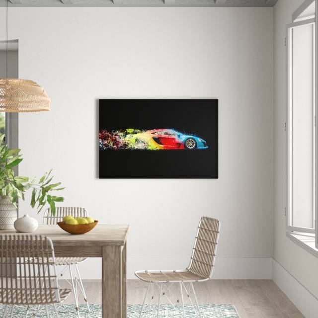 Breaking the Sound Barrier Transport - Wrapped Canvas Graphic Art Print (81.3 cm H x 121.9 cm W)