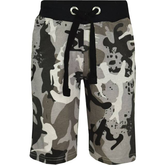 Kids Shorts Girls Boys Camouflage Pe Shorts Knee Length Half Pant 5-13 Years