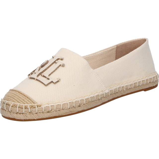 LAUREN RALPH LAUREN Cameryn Iii Canvas & Leather Espadrille |Beige |38