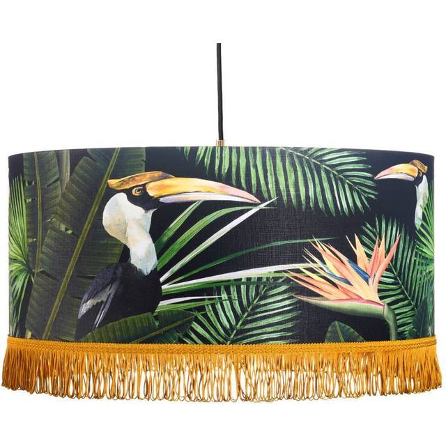 Birds Of Paradise Drum Pendant Lamp - MINDTHEGAP, Large (Large)