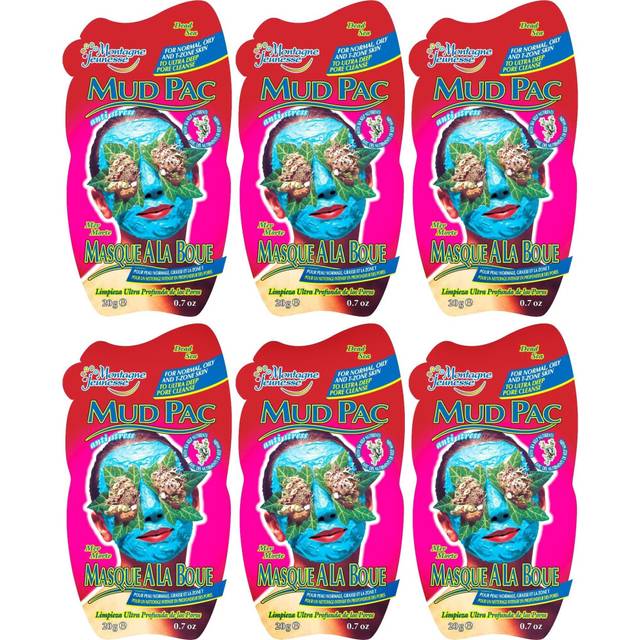 Montagne Jeunesse Dead Sea Mud 20 g Face Masque Sachets - Pack of 6